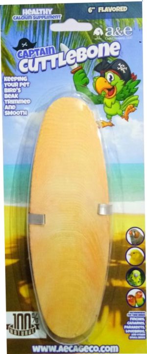 6″ Flavored Cuttlebone For Birds Pet Bird