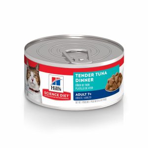 Adult 7+ Tender Tuna Dinner Canned Cat Food Cat