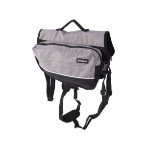 Adventure Gear Graphite Backpack For Dogs Clothing & Accessories