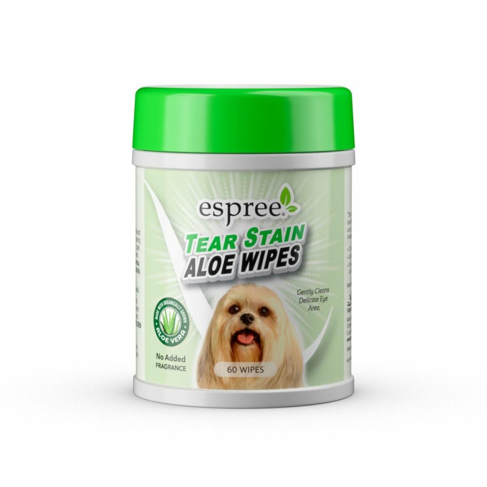 Aloe Tear Stain Wipes For Dogs 60 Count Dog