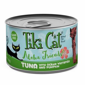 Aloha Friends Grain Free Tuna With Ocean Whitefish And Pumpkin Canned Cat Food Cat