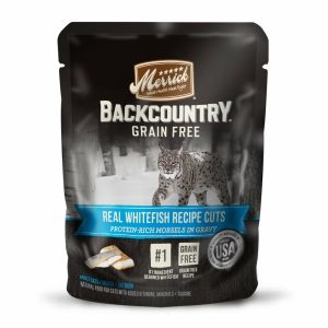 Backcountry Grain Free Real Whitefish Cuts Recipe Cat Food Pouch Cat