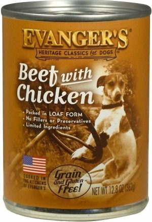 Beef With Chicken Canned Dog Food Dog