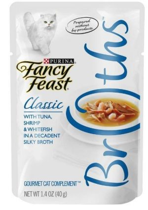 Classic Broths With Tuna, Shrimp & Whitefish Cat Food Pouches Cat