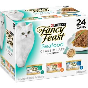 Classic Seafood Feast Variety Pack Canned Cat Food Cat