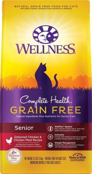 Complete Health Deboned Chicken & Chicken Meal Grain Free Senior Dry Cat Food Cat