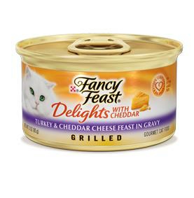 Delights Grilled Turkey And Cheese Canned Cat Food Cat