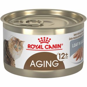 Feline Health Nutrition Aging 12  Loaf In Sauce Canned Cat Food Cat