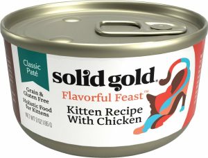 Flavorful Feast Grain Free Kitten Recipe With Chicken Canned Cat Food Cat