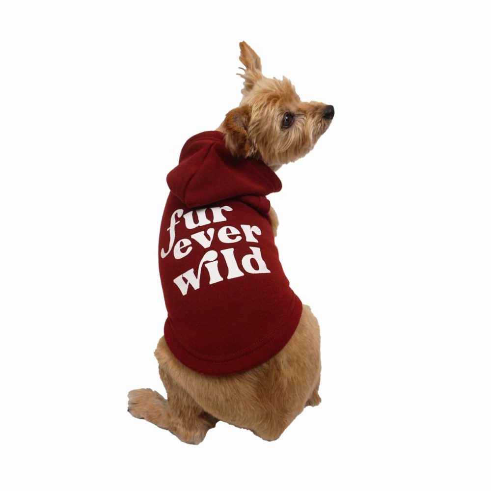 Fur Ever Wild Dog Hoodie Clothing & Accessories