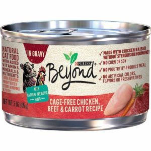 Grain-Free Chicken, Beef & Carrot Recipe In Gravy Canned Cat Food Cat