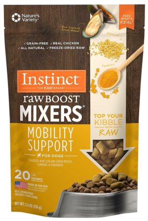 Grain Free Freeze Dried Raw Boost Mixers Mobility Support Recipe Dog Food Topper Dog