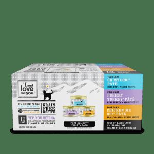 Grain Free Oh My Cod!, Purrkey Turkey, Chicken Me Out Multi-Pack Canned Cat Food Cat