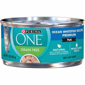 Grain Free Premium Pate Whitefish Canned Cat Food Cat