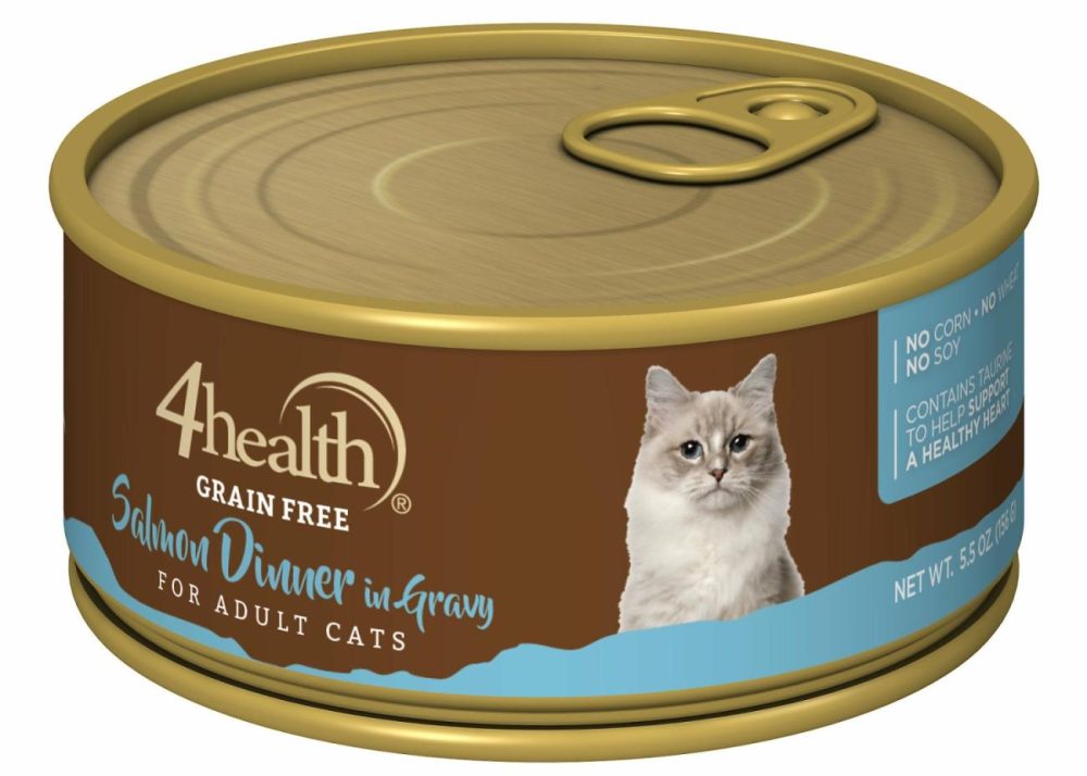 Grain Free Shredded Salmon Dinner In Gravy Wet Cat Food, 5.5 Oz. Can Cat