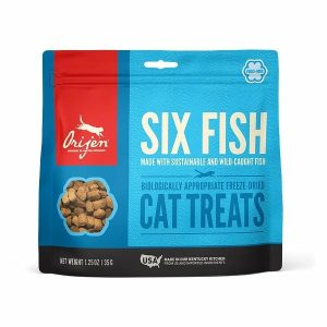 Grain Free Six Fish Freeze Dried Cat Treats Cat