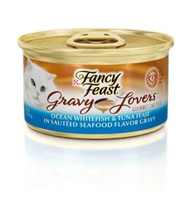 Gravy Lover Whitefish Canned Cat Food Cat