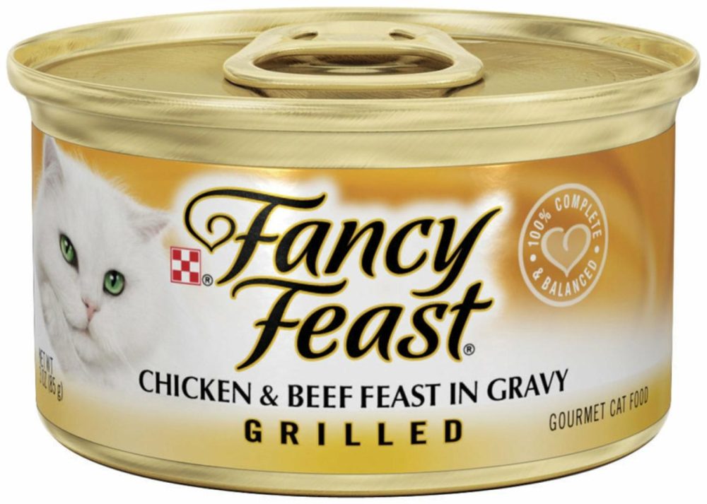 Grilled Chicken And Beef Canned Cat Food Cat