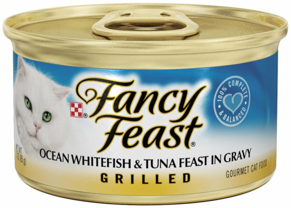 Grilled Ocean Whitefish And Tuna Canned Cat Food Cat