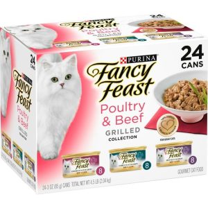 Grilled Poultry And Beef Feast Variety Canned Cat Food Cat