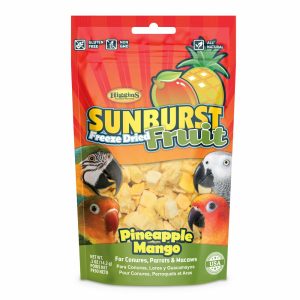 Higgins Sunburst Freeze Dried Fruit Pineapple Mango Treat Small Pets