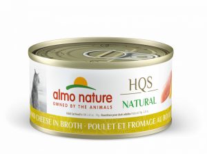 Hqs Natural Cat Grain Free Chicken And Cheese Canned Cat Food Cat