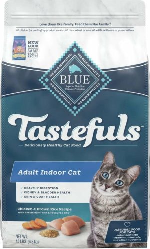 Indoor Health Natural Chicken & Brown Rice Adult Dry Cat Food Cat