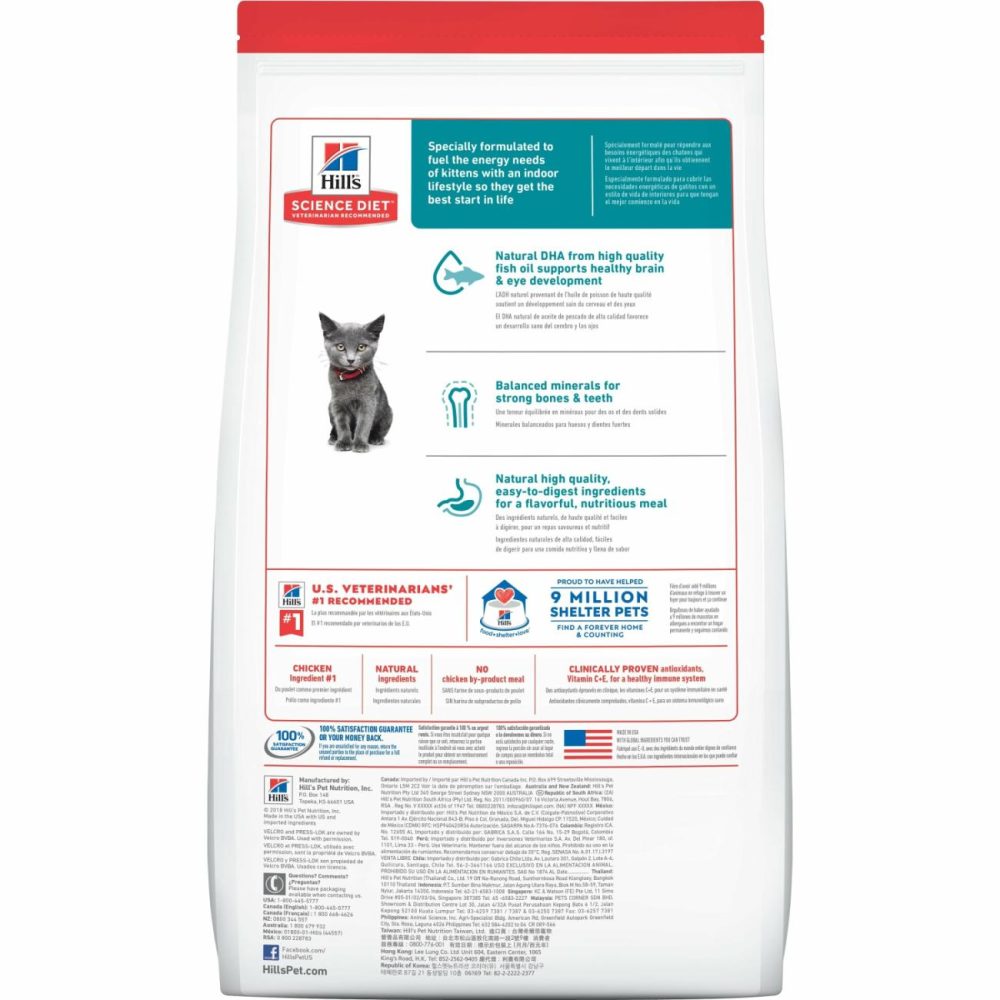 Kitten Indoor Dry Cat Food, Chicken Recipe Cat