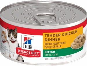 Kitten Tender Chicken Dinner Canned Cat Food Cat