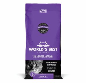 Lavender Scented Multiple Cat Clumping Formula Cat Litter Cat