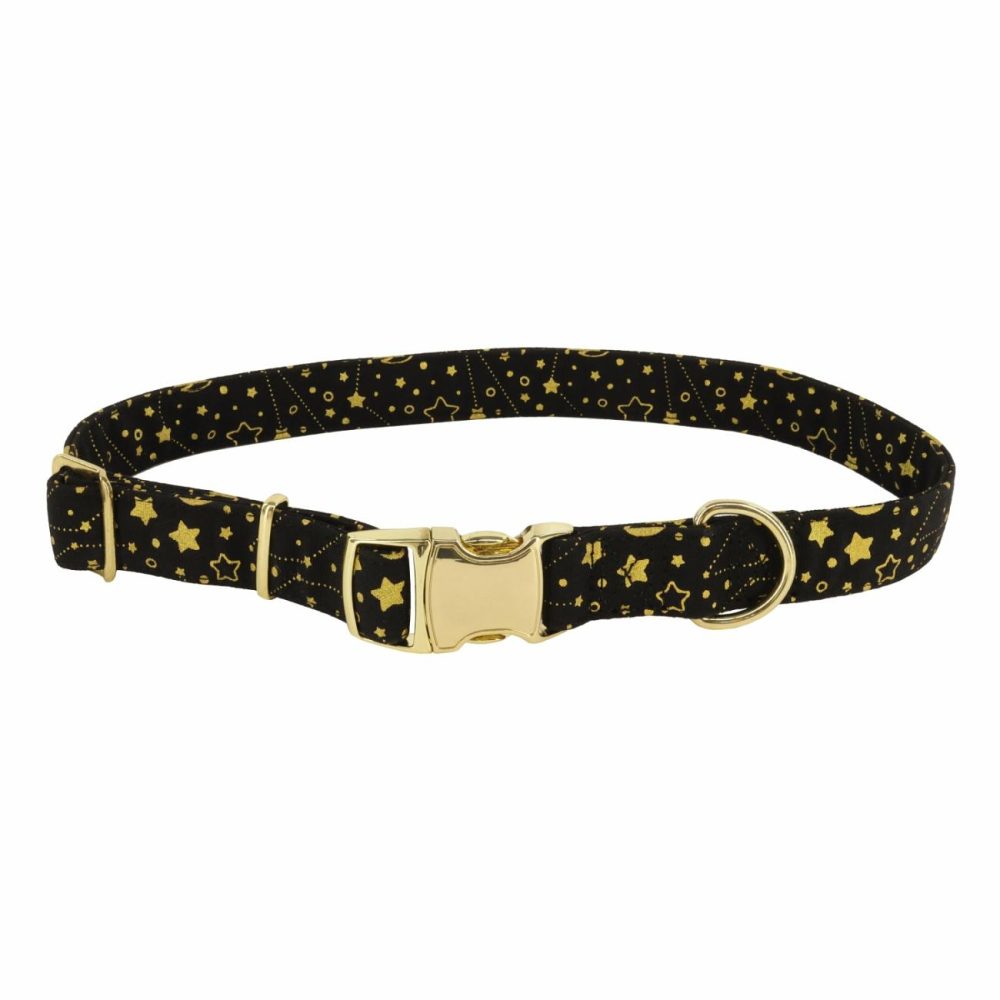 Metallic Adjustable Dog Collar Stars Xs Dog