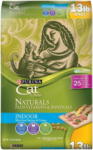 Naturals Indoor Plus Vitamins & Minerals Dry Cat Food Cat