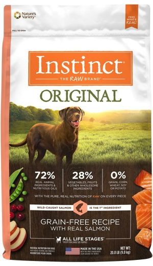 Original Grain Free Recipe With Real Salmon Natural Dry Dog Food Dog