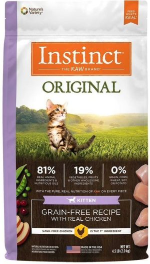 Original Kitten Grain Free Recipe With Real Chicken Natural Dry Cat Food Cat