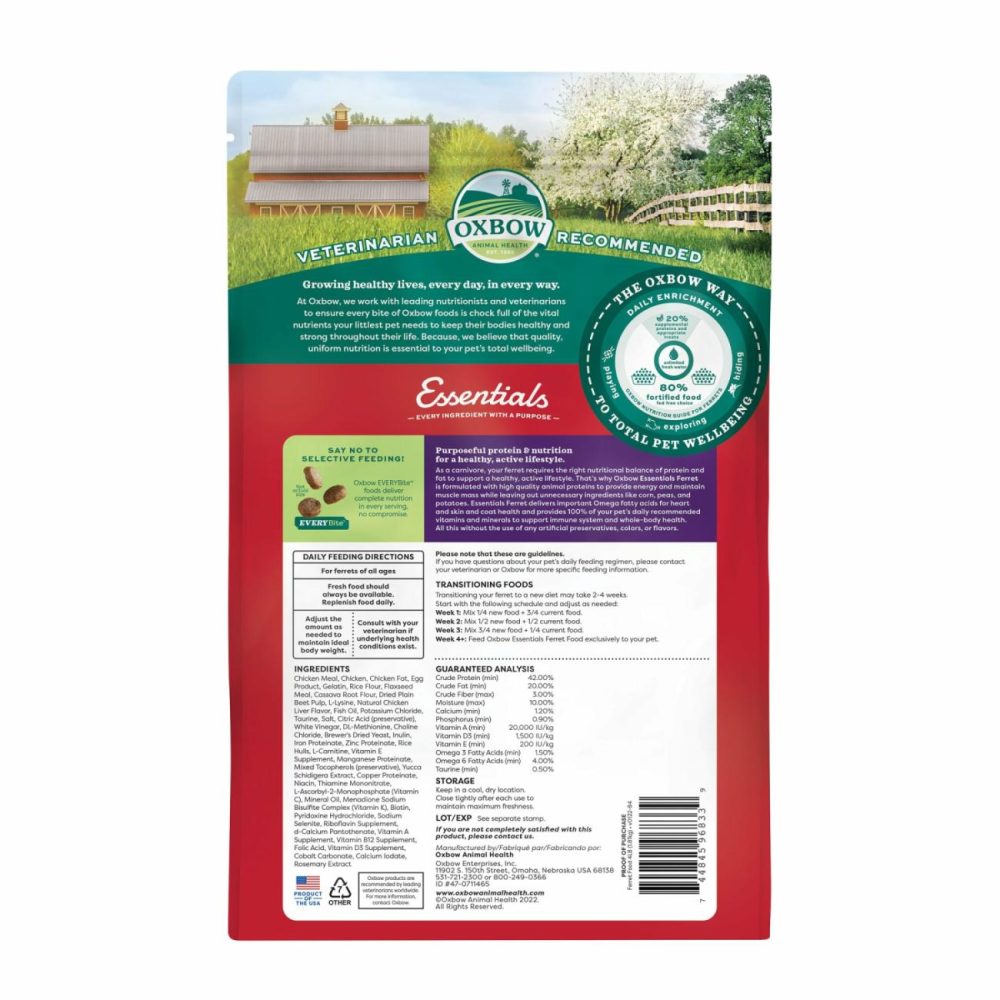 Oxbow Ferret Pet Food 4Lb Small Animal