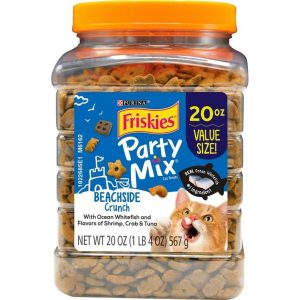 Party Mix Crunch Beachside Shrimp, Crab And Tuna Cat Treats Cat