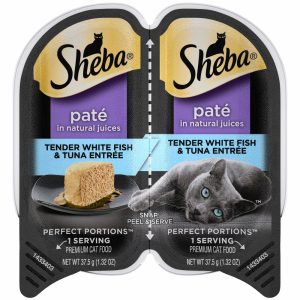 Pat Tender Whitefish & Tuna Entre Perfect Portions Twin Pack Wet Cat Food Cat