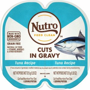 Perfect Portions Grain Free Cuts In Gravy Real Tuna Recipe Wet Cat Food Trays Cat