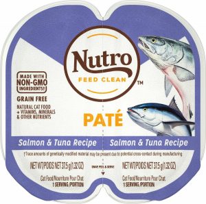 Perfect Portions Grain-Free Salmon & Tuna Recipe Cat Food Trays Cat