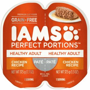 Perfect Portions Healthy Adult Chicken Pate Wet Cat Food Tray Cat