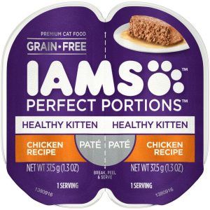 Perfect Portions Healthy Kitten Chicken Pate Wet Cat Food Tray Cat