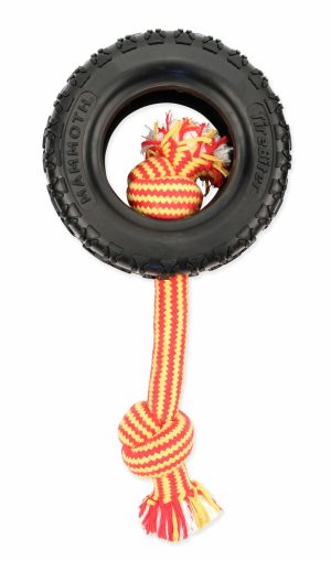 Pet Large 6-In Tirebiter Advanced With Rope Dog Toy Dog