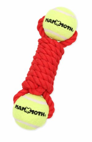 Pet Medium 9-In Twister Bone With 2 Tennis Balls Dog Toy Dog