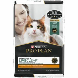 Purina Plan Liveclear With Probiotics High Protein Chicken & Rice Formula Dry Cat Food Cat