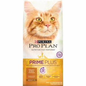 Purina Plan Prime Plus Chicken & Rice Formula Senior Dry Cat Food Cat