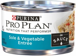 Purina Plan Savor Adult Sole & Vegetables In Sauce Entree Canned Cat Food Cat