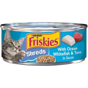 Savory Shreds With Ocean White Fish & Tuna Canned Cat Food Cat