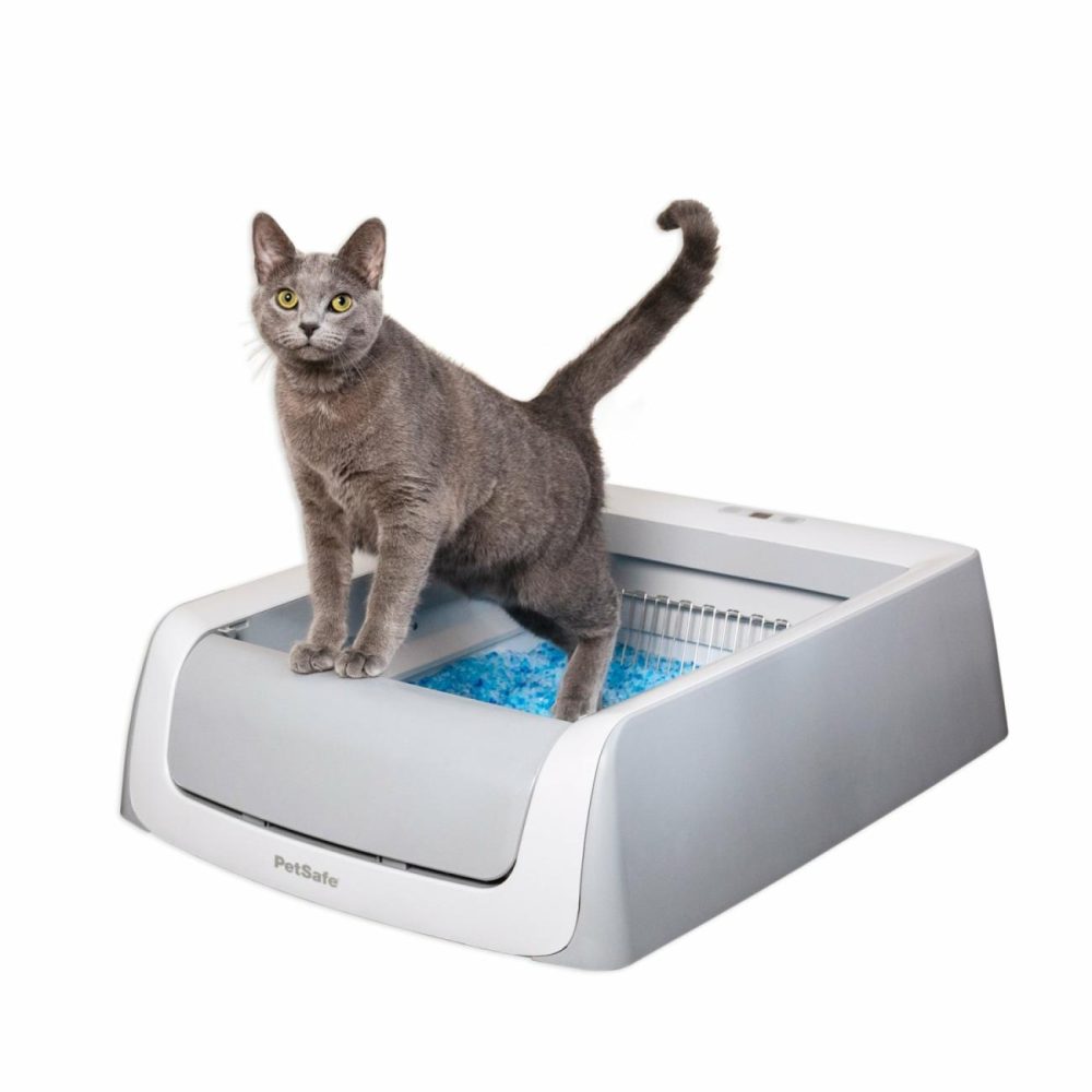 Scoopfree Automatic Self Cleaning Cat Litter Box – Includes Disposable Tray With Crystal Litter – 2Nd Generation Cat