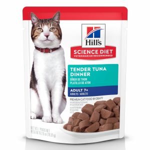 Senior 7+ Tender Tuna Dinner Wet Cat Food Cat