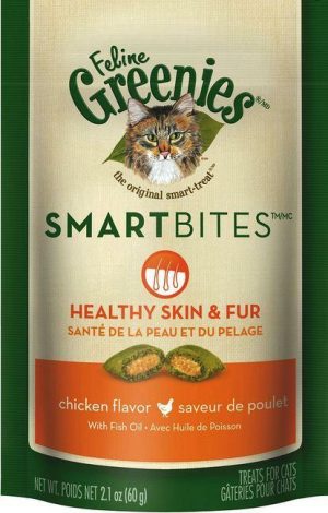 Smartbites Skin And Fur Chicken Cat Treats Cat